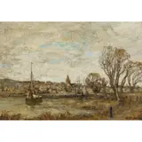 William Mouncey, KIRKCUDBRIGHT HARBOUR, oil on canvas