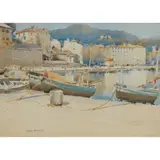 James Paterson, THE HARBOUR, AJACCIO, CORSICA, watercolour
