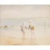 Robert Gemmell Hutchison, ON THE BEACH, CARNOUSTIE