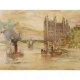 James Watterson Herald, HOUSES OF PARLIAMENT FROM THE RIVER