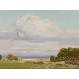 George Houston, SUMMER SKIES, oil on canvas