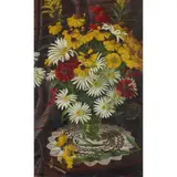 John Bulloch Souter, MARGUERITES, oil on board