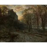 Samuel Bough, WINTON HOUSE EAST LOTHIAN - A FROSTY MORNING