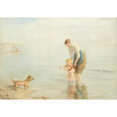 Hugh Cameron, SUMMER FROLICS, oil on canvas
