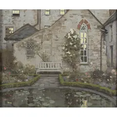Charles Oppenheimer, IN THE EVENING LIGHT, oil on canvas