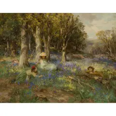 William Stewart MacGeorge, BLUE HAZE OF THE HYACINTH, oil on canvas