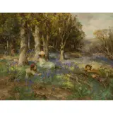 William Stewart MacGeorge, BLUE HAZE OF THE HYACINTH, oil on canvas