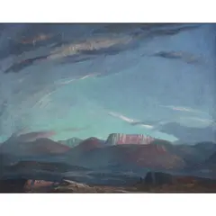 Eric Robertson, BEN LAWERS, oil on canvas