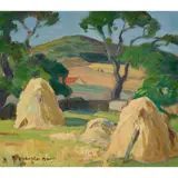 John Maclauchlan Milne, HAYSTACKS IN A FIELD