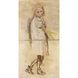 Joan Eardley, STUDY OF A YOUNG GIRL