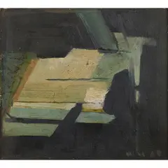 William Johnstone, UNTITLED, oil on canvas