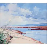 Helen M. Turner, SANDBANKS, MOUTH OF THE DOON, oil on canvas