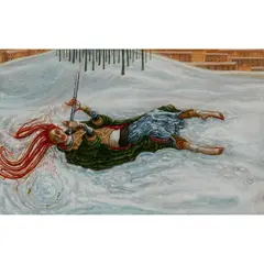 Peter Thomson, THE FLAUTIST, acrylic
