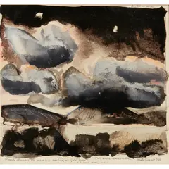 Keith Grant, TWO STARS, BALLYMORE, SLIGO, 1975, oil on card