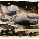 Keith Grant, TWO STARS, BALLYMORE, SLIGO, 1975, oil on card
