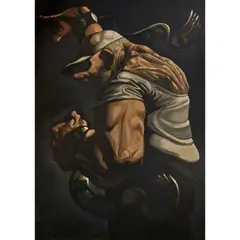 Peter Howson, FACE OF BRITAIN III, 1991, oil on canvas