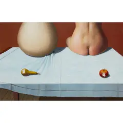 Gordon K. Mitchell, AGE OLD QUESTION, oil on canvas