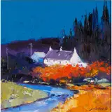 John Lowrie Morrison, AUTUMN LIGHT, AROS, ISLE OF MULL, 2009, oil on canvas