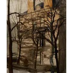 James Morrison, BELHAVEN TERRACE, 1977, sealed gesso on board