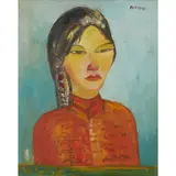 John Bellany, EASTERN WOMAN, oil on canvas
