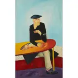John Bellany, ABERDEEN FISHERMAN, C.1971, oil on canvas