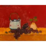 Norman Kirkham, JAPANESE TEAPOT, PEARS & GRAPES