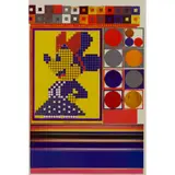 Eduardo Paolozzi, INSIDE DOWN UNDER . . . WHAT ARE THE BUILDING BLOCKS OF STRUCTURALISM, from GENERAL DYNAMIC F.U.N., 1965-70, Off-set lithograph, 1/350