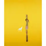 Craigie Aitchison, CRUCIFIXION, 2000, Screenprint, 44/75