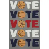 Jonas Wood, VOTE, 2018, screenprint in colors on Coventry rag