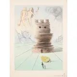 SIMON, FROM 'TWELVE TRIBES OF ISRAEL' by Salvador Dalí, 1973, Etching with stencil in colours, 78/195, sold Apr 2022