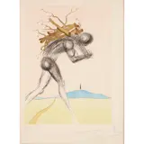 ISSACHER, FROM 'TWELVE TRIBES OF ISRAEL' by Salvador Dalí, 1973, Etching with stencil colouring, IX/XXXV, sold Apr 2022