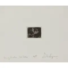 John Byrne, YOUNG SMOKER - OLD JOKER, Mezzotint, A/P