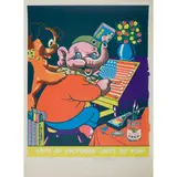 Eduardo Paolozzi, LOTS OF PICTURES - LOTS OF FUN, 1971, Lithograph, 733/1100