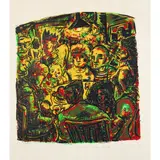 Peter Howson, SALOME AND THE CHICKEN EATERS, 1985, Screenprint, 14/22