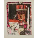 Robin Philipson, KING, Lithograph, 4/25