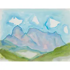 Alexander Moffat, THE APUAN ALPS, watercolour