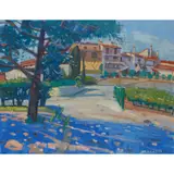 Glen Scouller, SHADY PINES COSPRONS, PROVENCE, oil on canvas