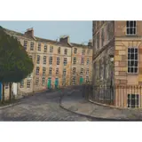 Stephanie Dees, SHADOWS, SCOTLAND STREET, mixed media