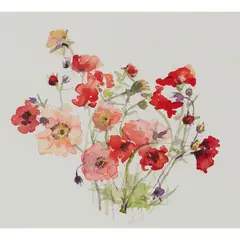 Jenny Hunter, PAPER THIN FLOWERS, watercolour