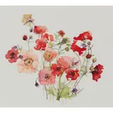 Jenny Hunter, PAPER THIN FLOWERS, watercolour
