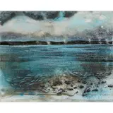 Shelagh Swanson, STANERGILL, oil on fused glass