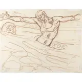 Henri Gaudier-Brzeska, Figures in River, circa 1912-2