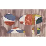 Eileen Agar, Composition, pen and watercolour on paper