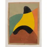 Edward Rogers, Six Abstract Compositions, five gouache on paper and one collage