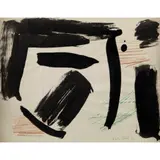 Stephen Gilbert, Composition, 1951, ink and crayon
