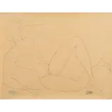 André Derain, Homme nu Etudu, circa 1920, pencil on paper