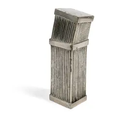 Hubert Dalwood, Small Double Tower, 1966, silvered bronze