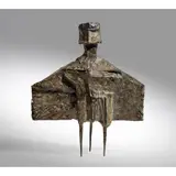 Lynn Chadwick, Maquette for Stranger, 1961, bronze with green / brown patina