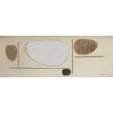 Derek Carruthers, Dividing Space II, 1961, collage, gouache, crayon and pencil on paper
