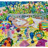 Hugo Grenville, Yellow Summer, 2021, oil on canvas